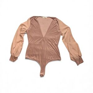 Elegant Women's Bodysuit in Blush by Mikey & Joey